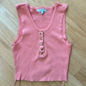 Baby Pink Cropped Tank